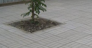 Качественная тротуарная плитка серого цвета в Ленинске-Кузнецком в октябре