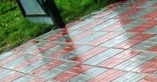 Профессиональная укладка цементной тротуарной плитки в Ленинске-Кузнецком в октябре