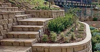 Установка подпорных стенок из блоков в Ленинске-Кузнецком от 3577 руб. - ТротуарнаяПлитка
